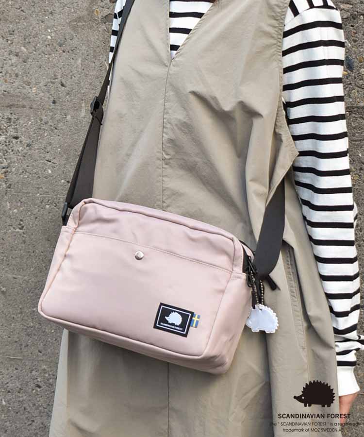 はっ水加工＞スカンジナビアンフォレストダブルファスナーショルダー