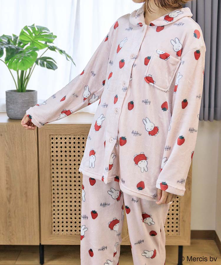 ミッフィーストロベリールームウェア上下セット ミッフィー miffy