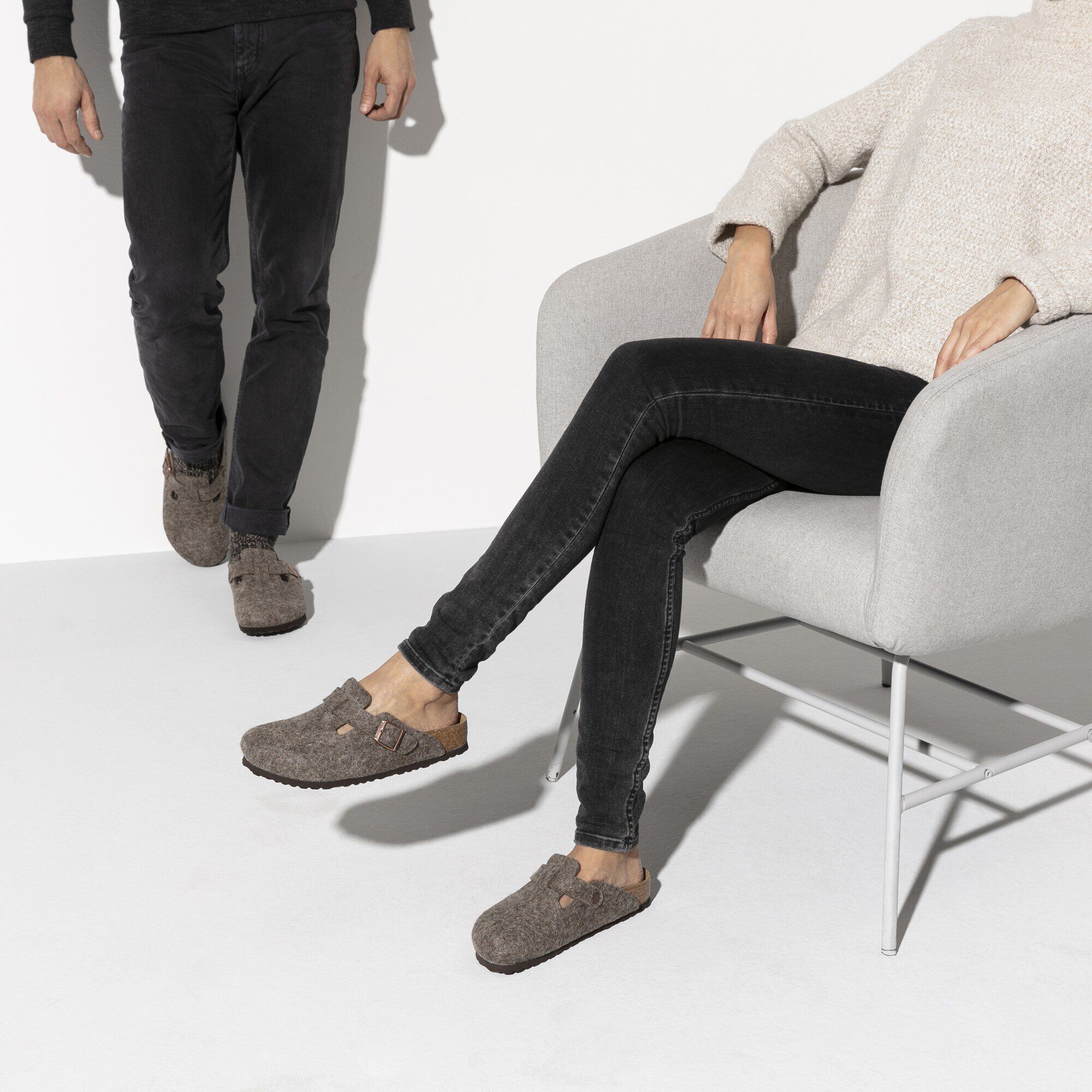 Boston / ボストン」（フェルト、ココア）| BIRKENSTOCK（日本）