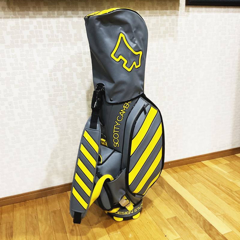 Scotty Cameron】CAUTION STRIPE STAFF BAG スコッティキャメロン