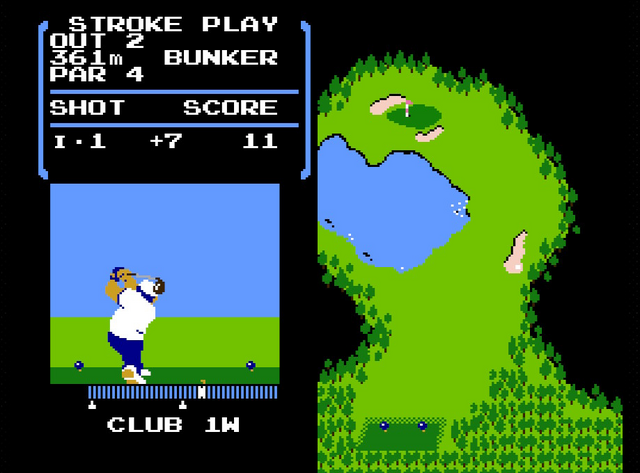 大人たちが熱狂した！名作として名高いファミコンソフト『ゴルフ』と