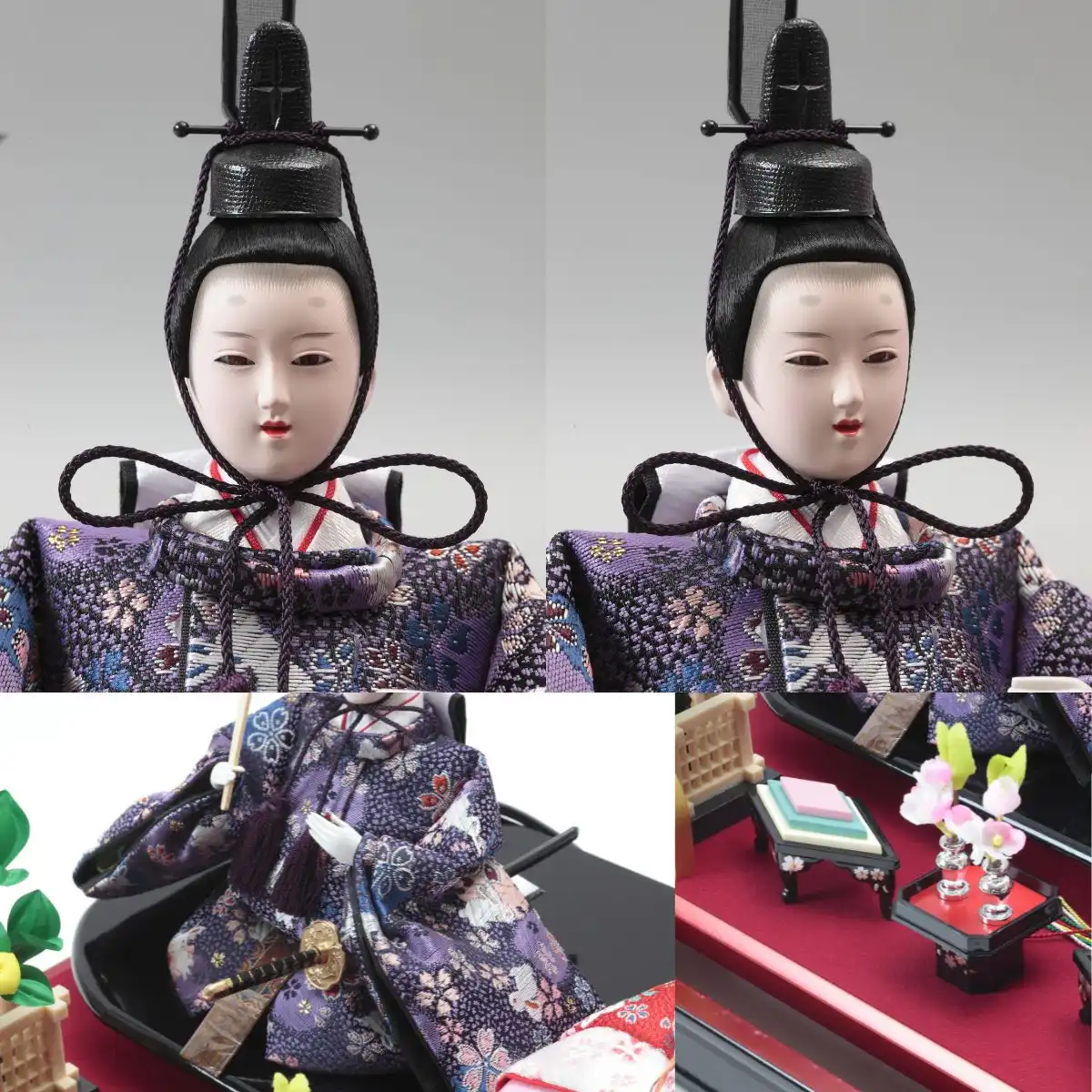 久月 雛人形 衣裳着親王ガラスケース飾り｜ギフトプラザオンライン