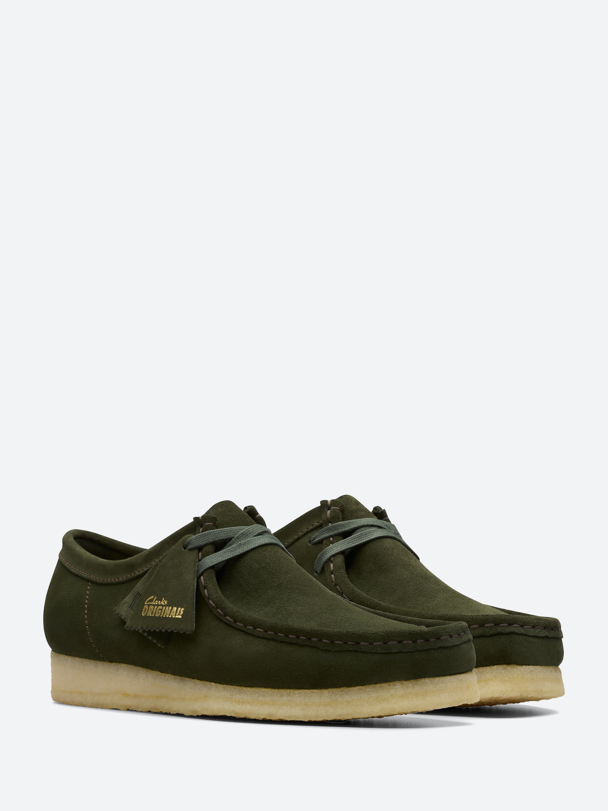 Clarks Originals - Men's Wallabee in Forest Green Suede – gravitypope