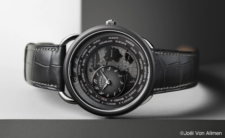 エルメス(HERMÈS) 2022新作 ディスクを操作し世界24都市のタイムゾーン