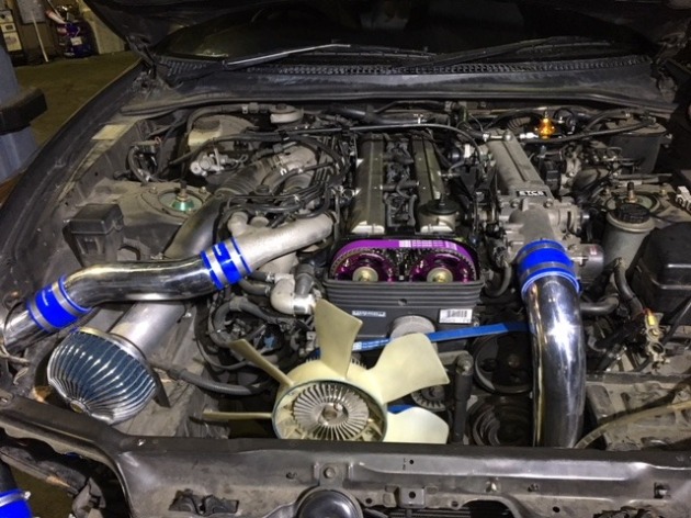 スープラ JZA80 トラスト インタークーラーキット 取り付け