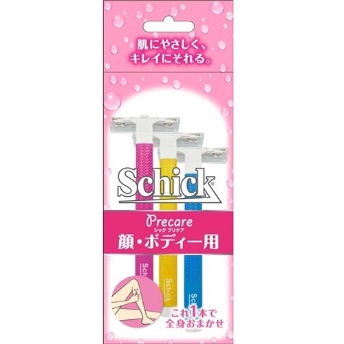 プリケア Lディスポ 3本入 シック シェービング 顔そり用