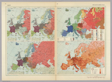 Europe. Pergamon World Atlas. - David Rumsey Historical Map Collection