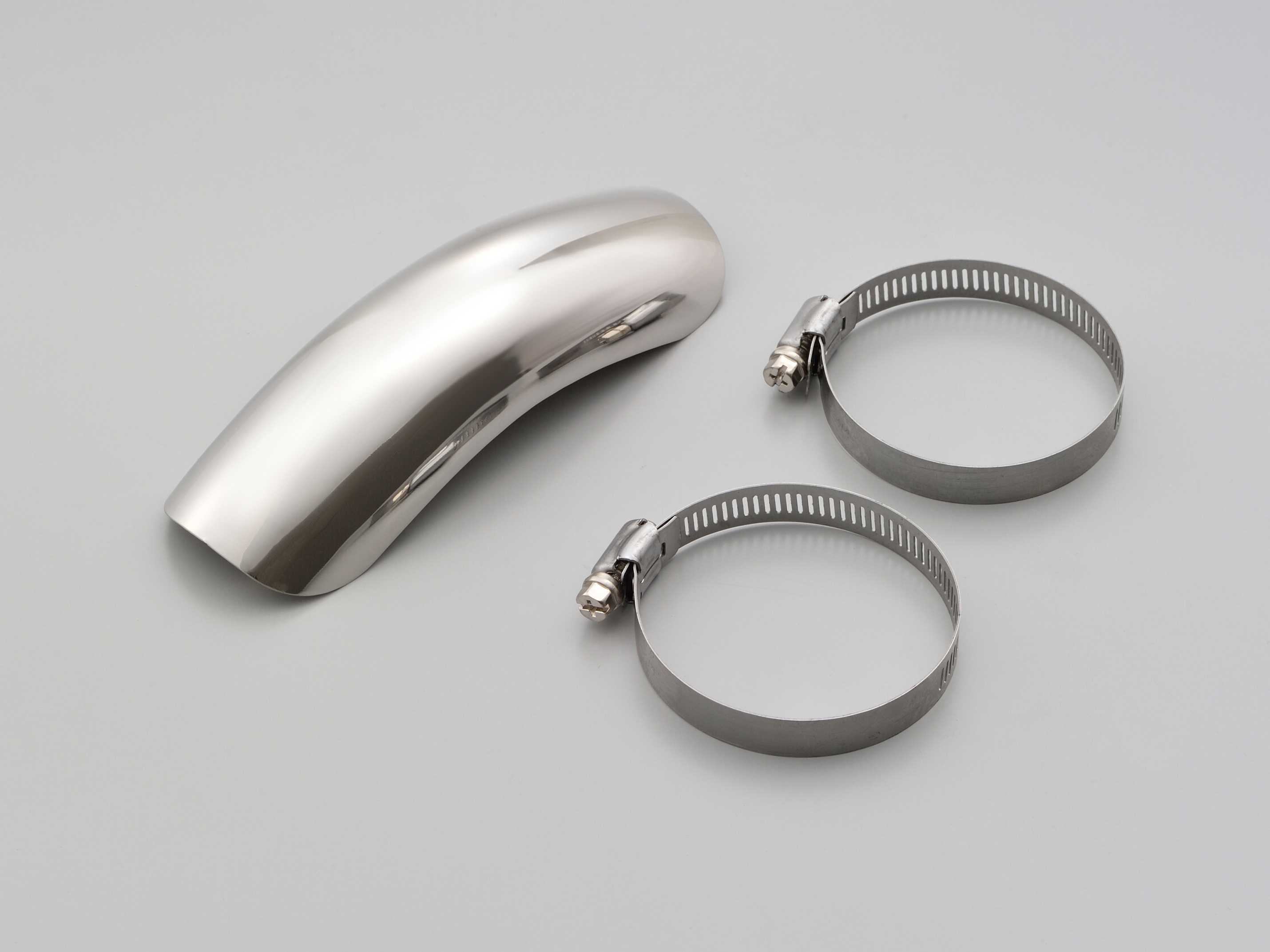 ステンレスマフラーガード 【湾曲タイプ】｜株式会社デイトナ