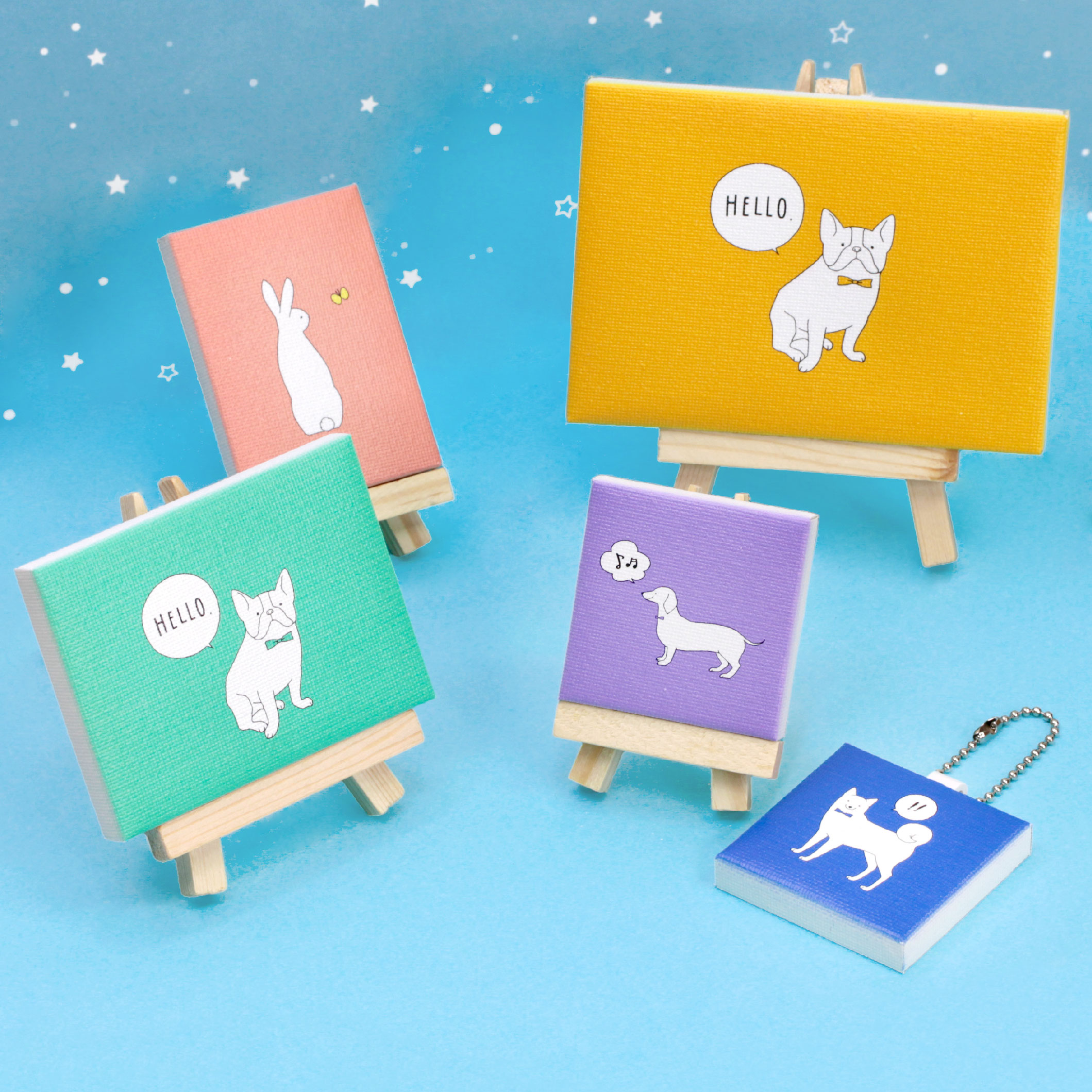 UVプリント対応 小さな可愛いサイズのミニキャンバス