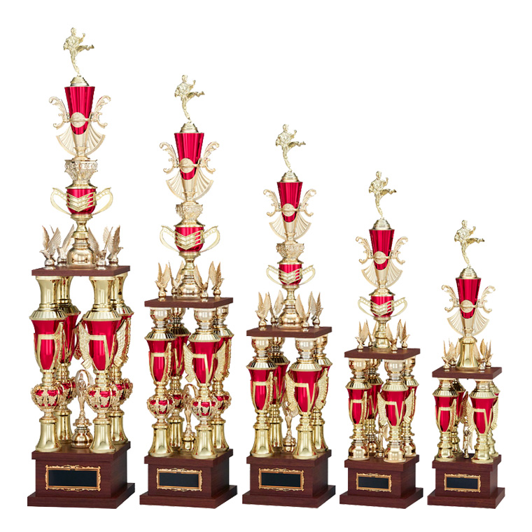 優勝トロフィー 樹脂製人形付きトロフィー T1902シリーズ（高さ630