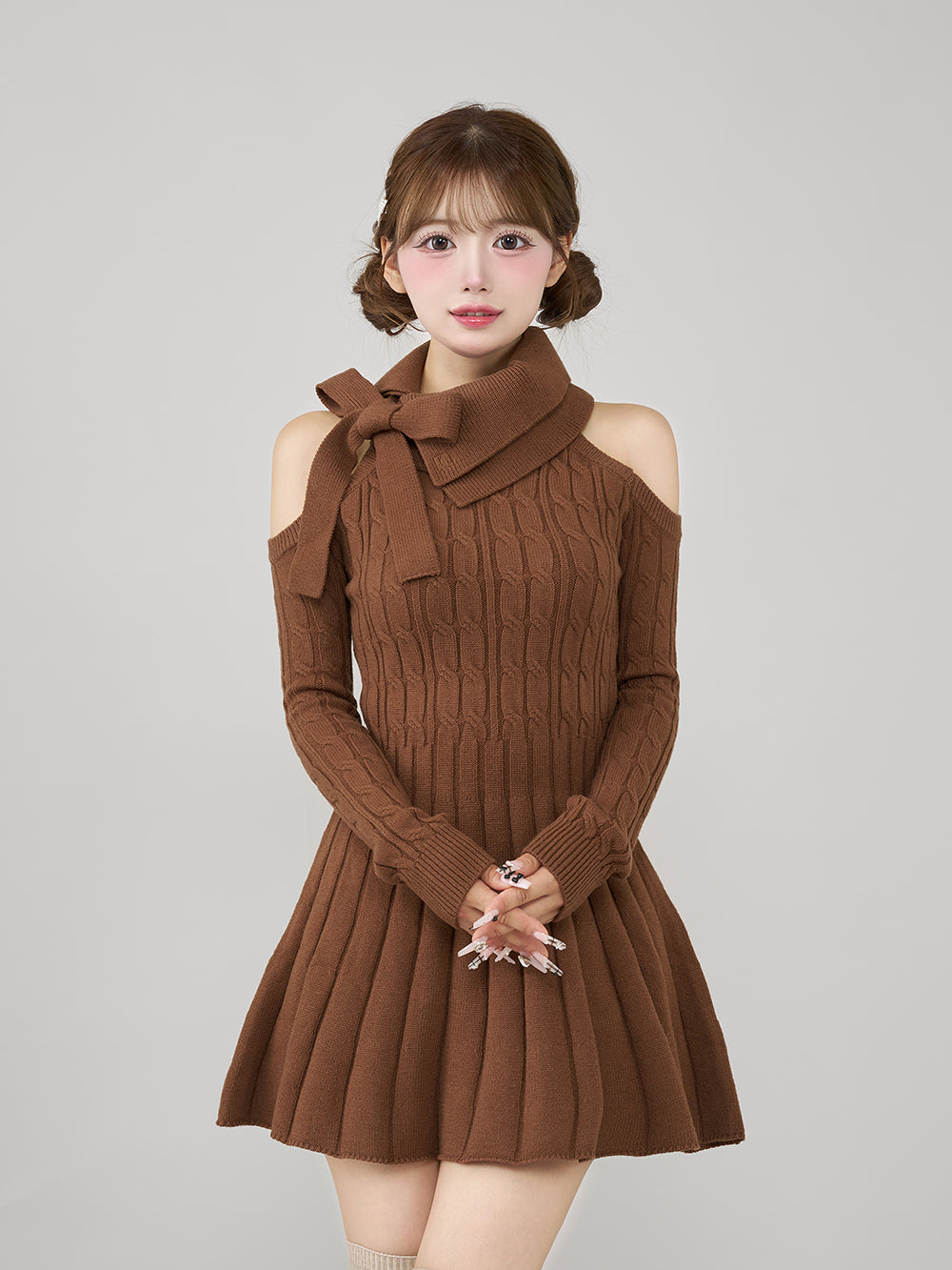 ホルターフレアニットミニワンピース – Darich (ダーリッチ)