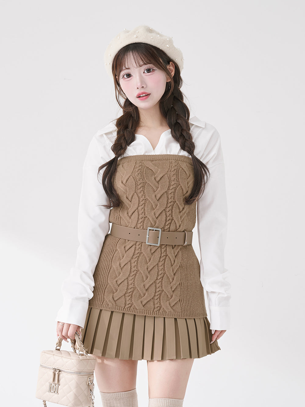 ノルディックパネルニットミニワンピース – Darich (ダーリッチ)