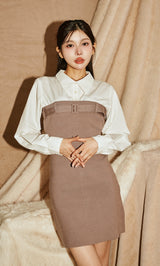 シャツドッキングタイトミニワンピース – Darich (ダーリッチ)