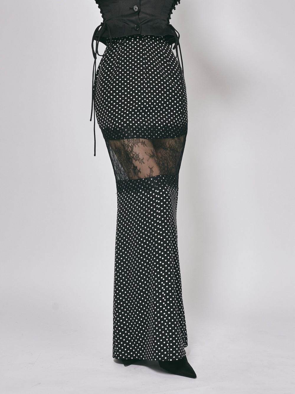 レーススイッチングロングスカート – Darich (ダーリッチ)