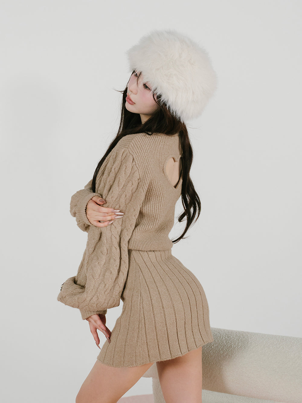 ハートオープンニットミニワンピース – Darich (ダーリッチ)