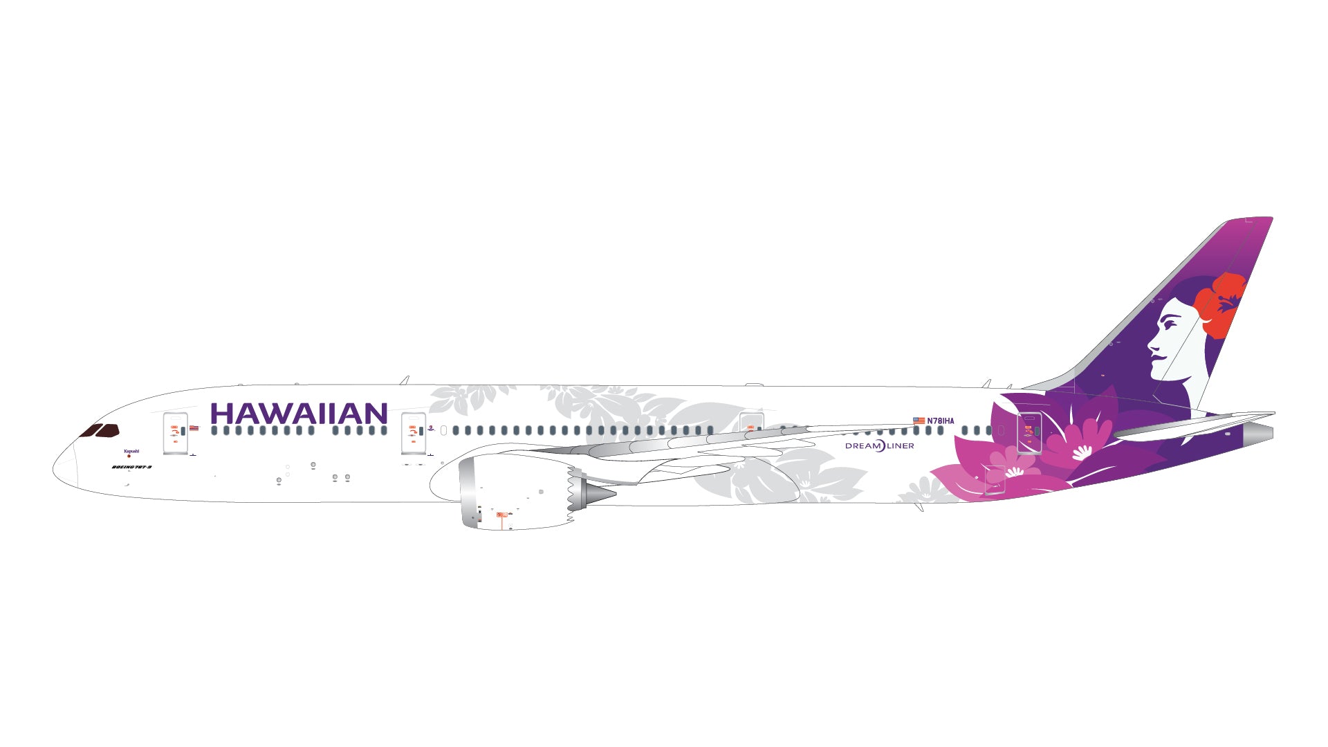GeminiJets G2HAL1403 1:200 Hawaiian Airlines Boeing 787-9