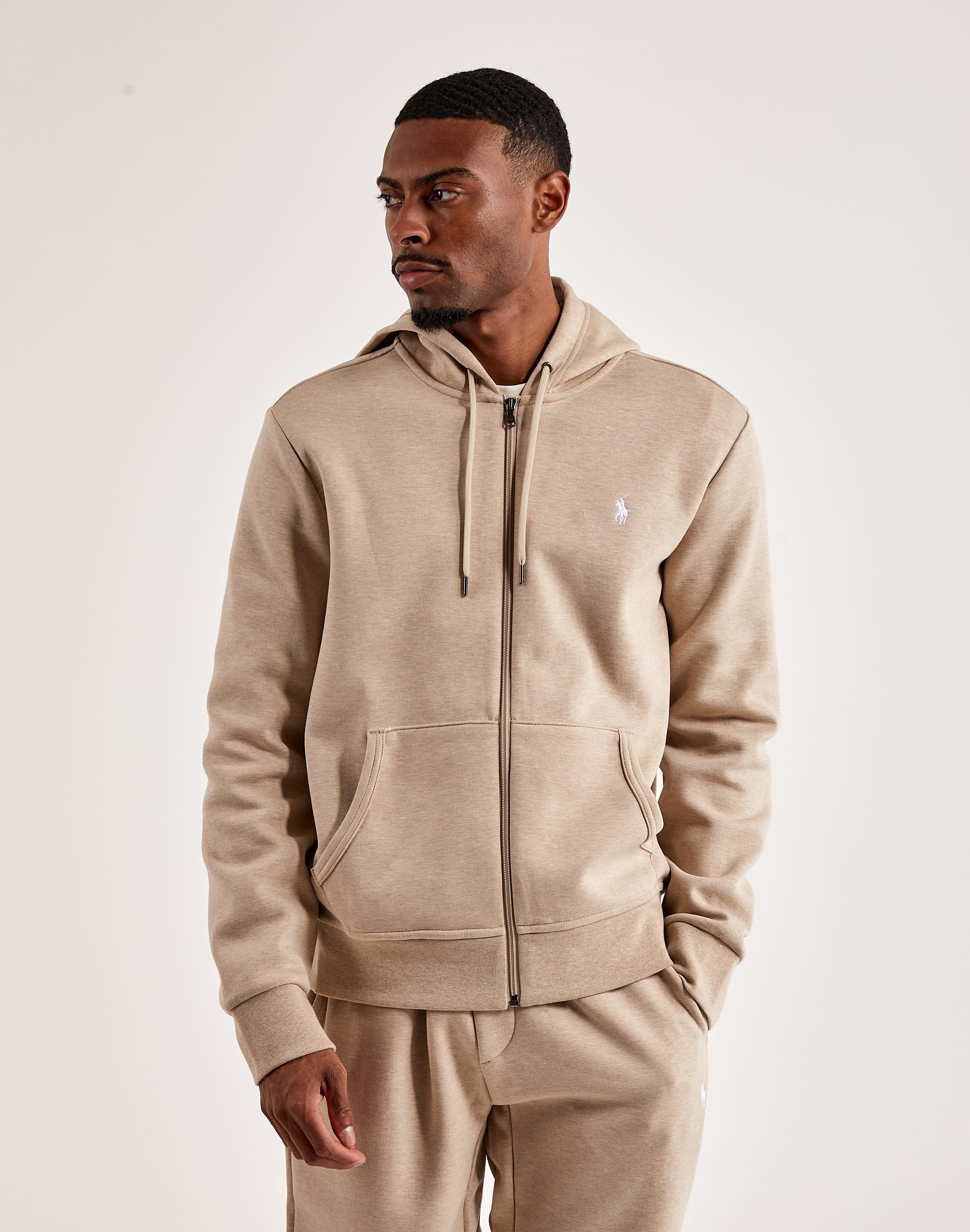 Polo Ralph Lauren Double-Knit Full-Zip Hoodie – DTLR