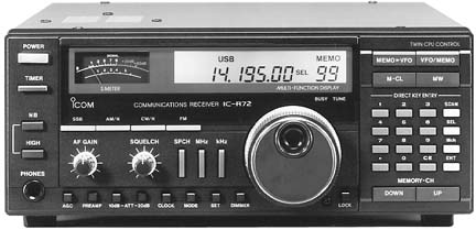Icom R71A, Icom R72 Receiver IC-R71 IC-R72