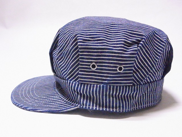 HEADLIGHT[ヘッドライト] ワークキャップ ヒッコリーストライプ