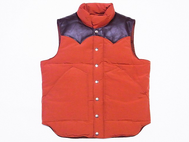 SUGAR CANE[シュガーケーン] レザーヨーク ダウンベスト SC12340