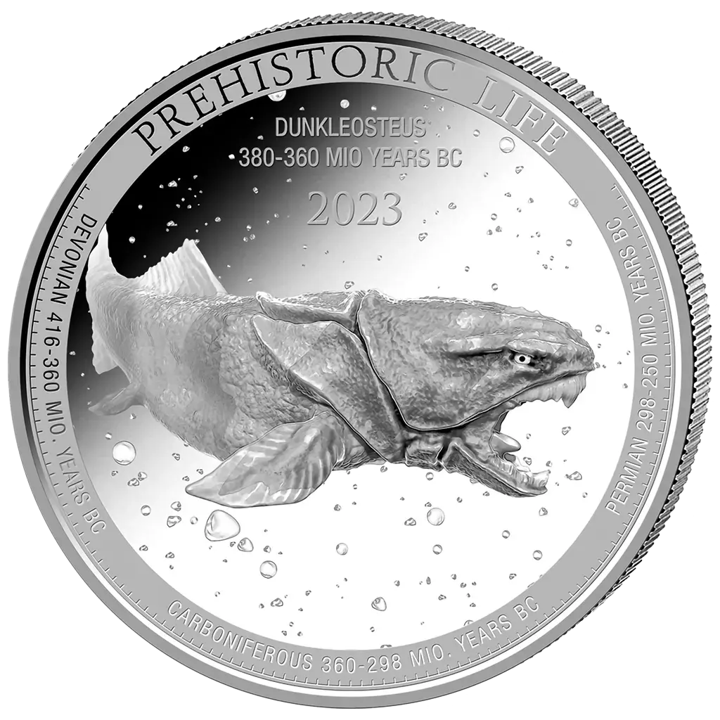 Buy 1 oz Silver Coin - Prehistoric Life - Stegosaurus - 2023