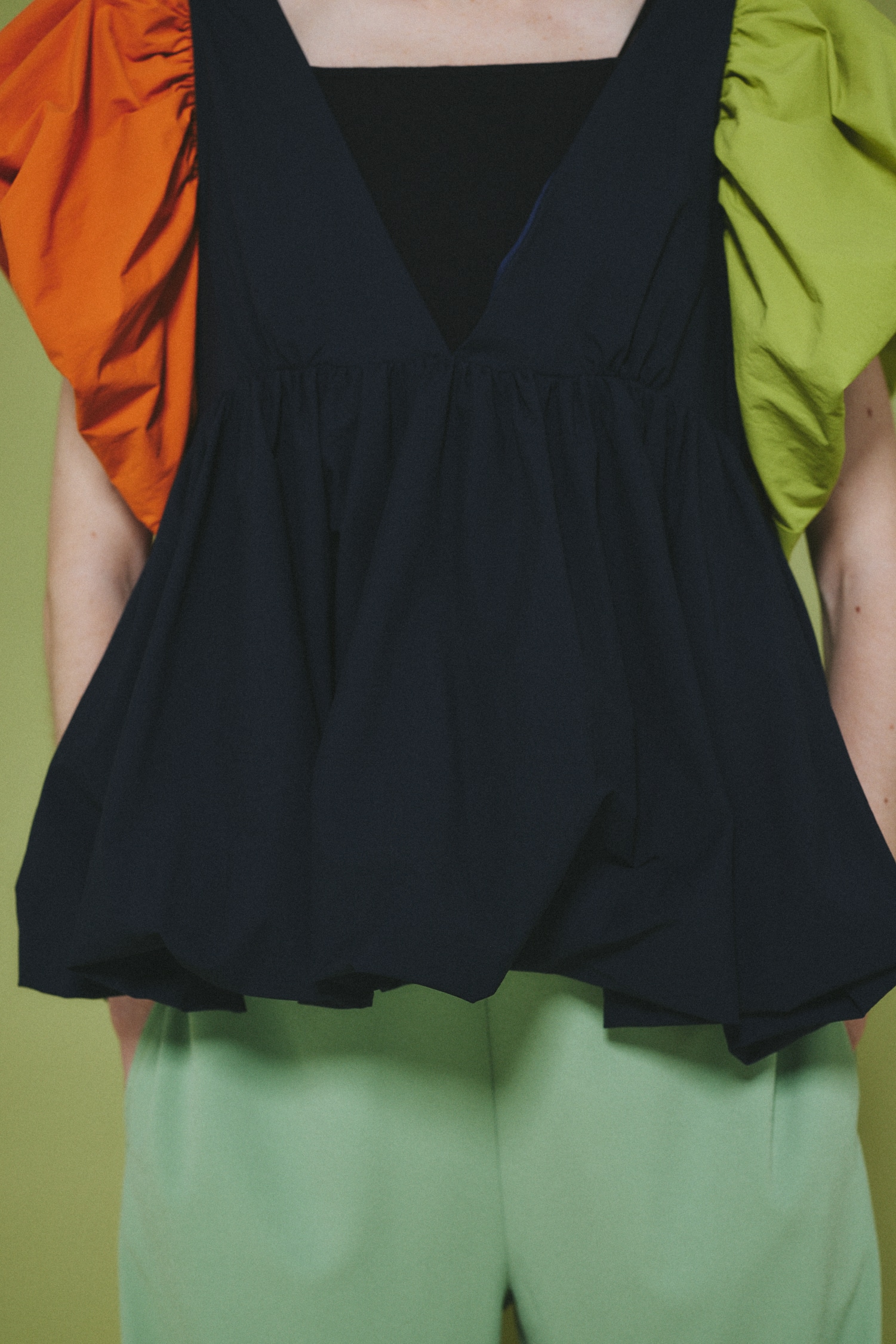 HeRIN.CYE | 2way balloon hem tops (シャツ・ブラウス ) |SHEL'TTER