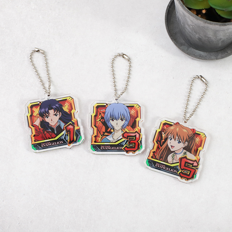 P 新世紀エヴァンゲリオン ~未来への咆哮~】アクリルキーホルダー3個