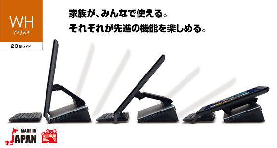 今までに発表した主な製品（デスクトップPC ESPRIMO（エスプリモ） WH