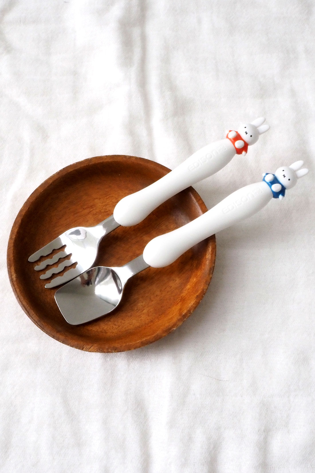 Mama select］EDISONmama ミッフィーのマスコット付きのフォーク