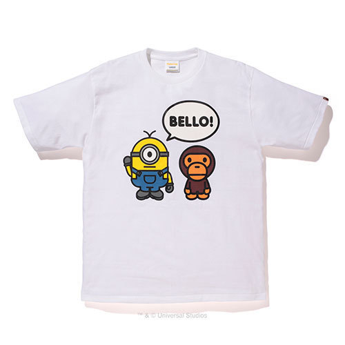 ア ベイシング エイプ×映画『ミニオンズ』、パーカ・Tシャツ・キャップ