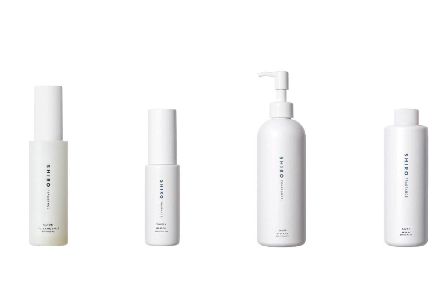 SHIRO定番フレグランス「サボン」「ホワイトリリー」シリーズが進化