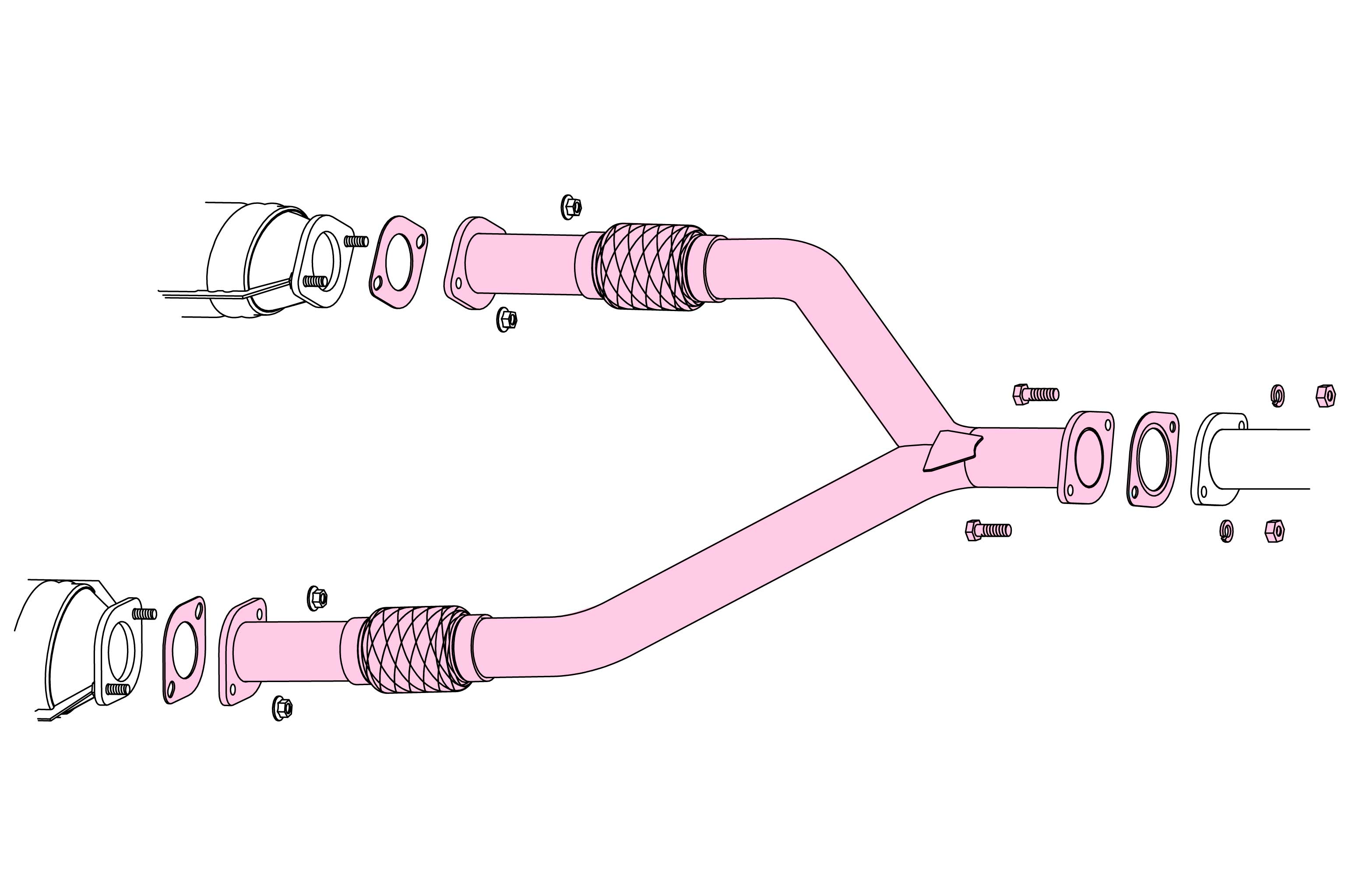 FUJITSUBO】 FRONT PIPE フロントパイプ｜Z34 フェアレディZ (FAIRLADY