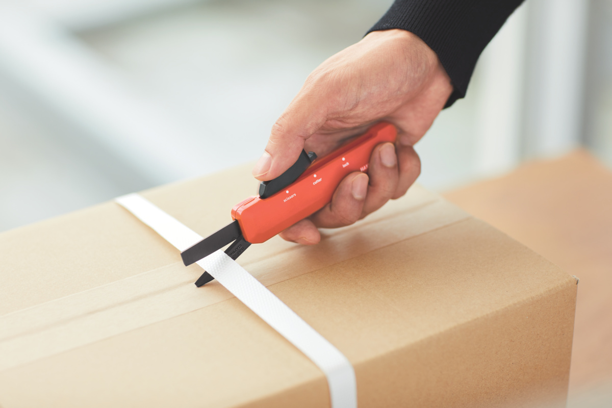 ハコアケ 2Way携帯ハサミ チタン 刃渡り寸法35mm オレンジ｜文具｜コクヨ