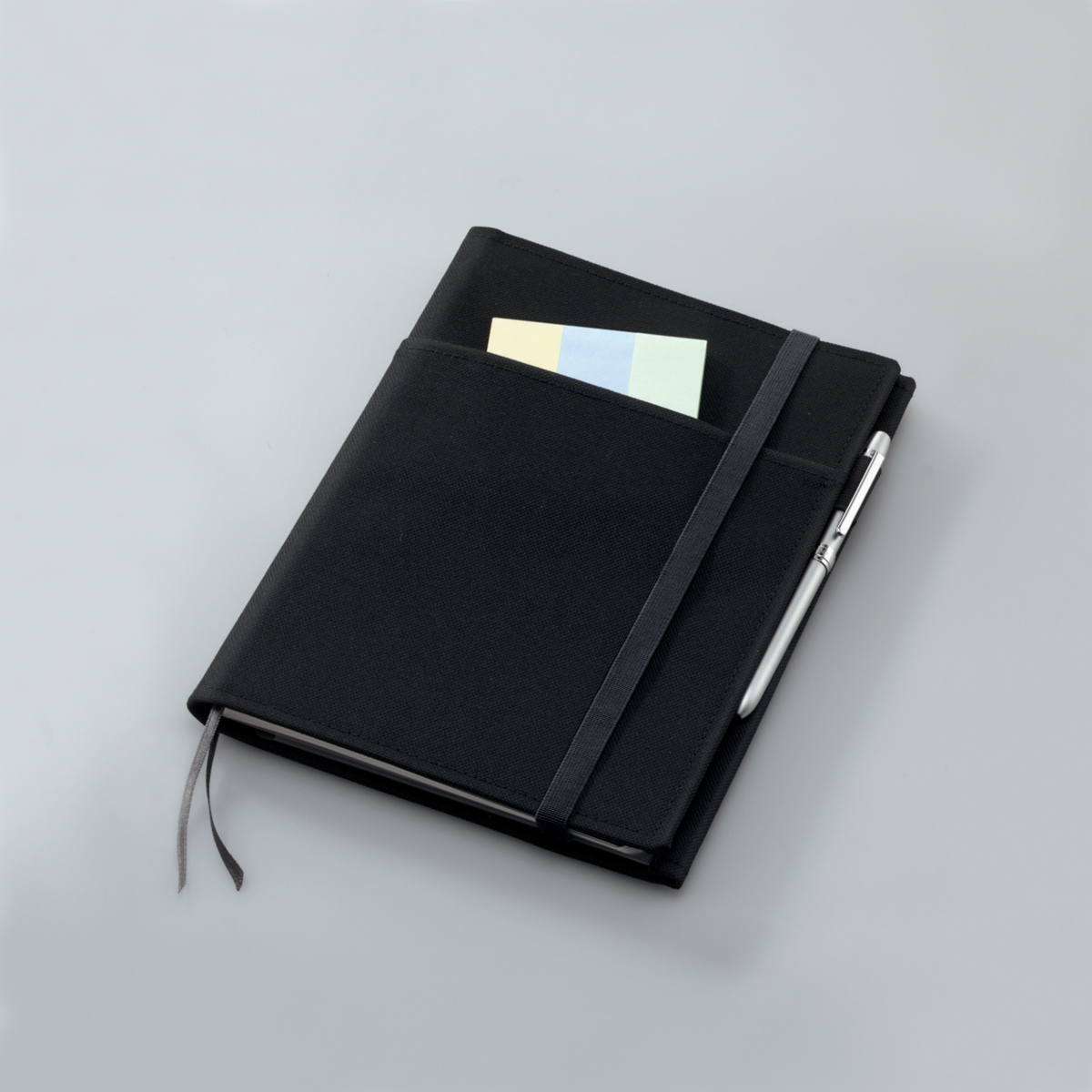 システミック 2冊収容,リングノートタイプカバーノート A5 中ヨコ罫