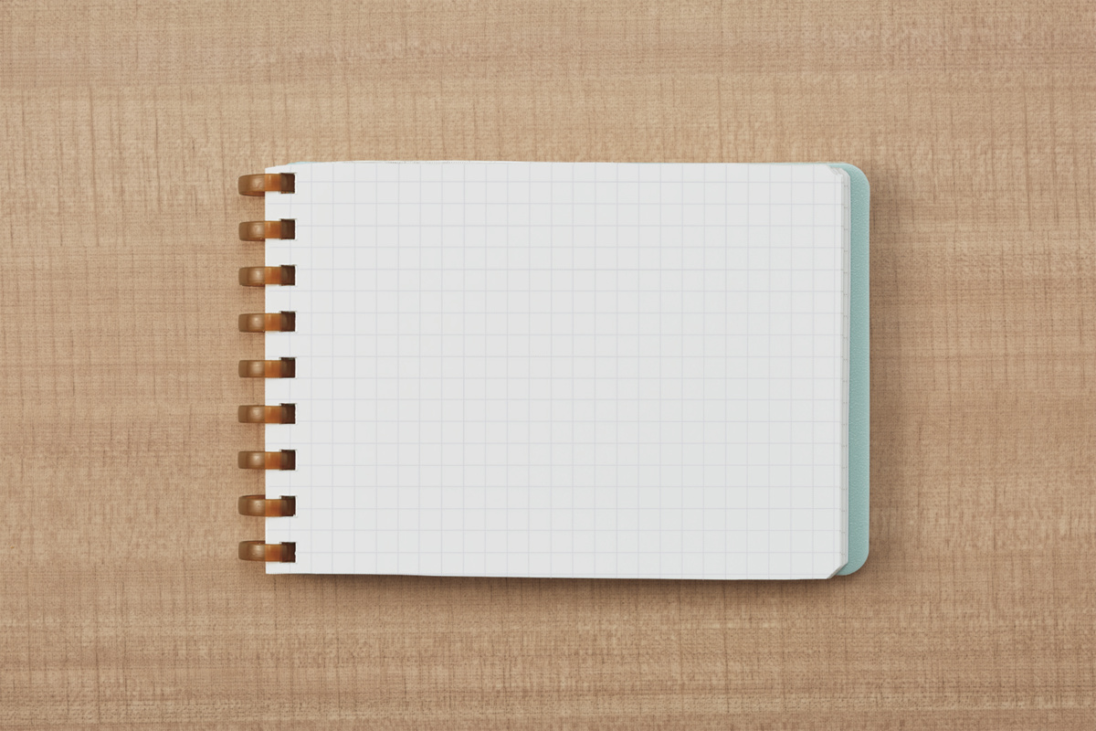 ソフトリング スーファ ソフトリングメモ A7 4mm方眼罫 80枚 ライト