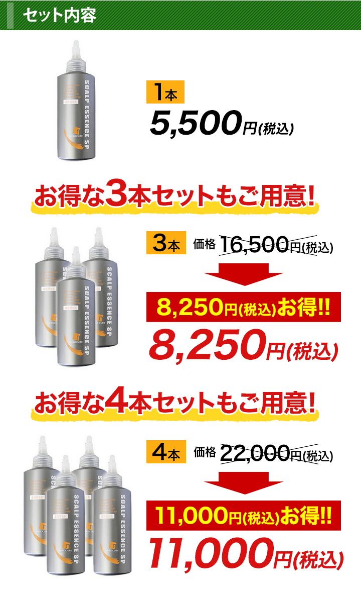 INGRÉ 薬用育毛剤+スカルプエッセンス 40ml 4本セット INGRÉ 薬用育毛