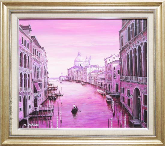 絵画 油絵 ベニス （前田光一） 送料無料 【肉筆】【油絵】【外国の
