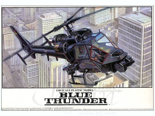 BLUE THUNDER 1/48 プラモデル ブルーサンダー (メタル製ガトリング砲