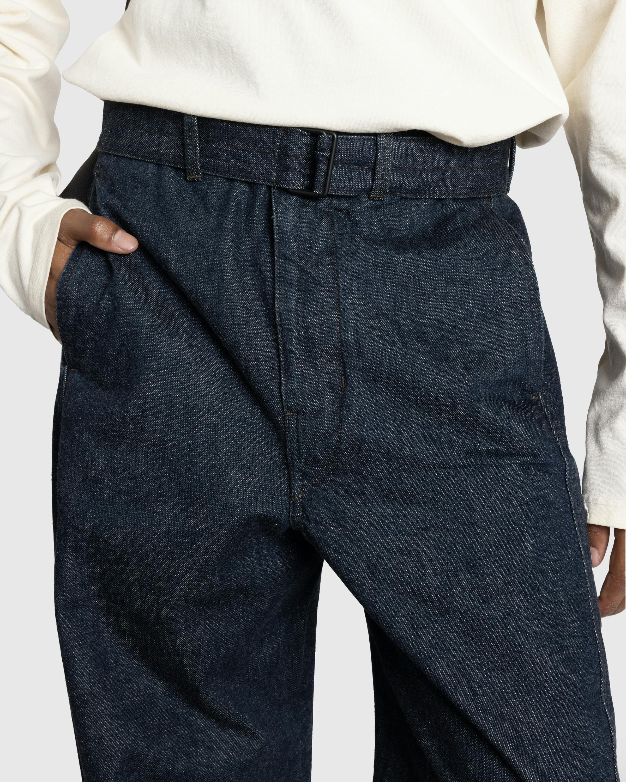 Lemaire – Twisted Belted Pants Denim Indigo
