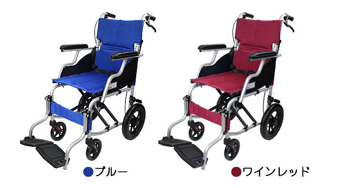 ケアテックジャパン】介助式車椅子 スマイル 介助式 CA-80SU ｜車いす