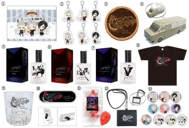 カプコンカフェ×『デビル メイ クライ 5』コラボグッズが公開