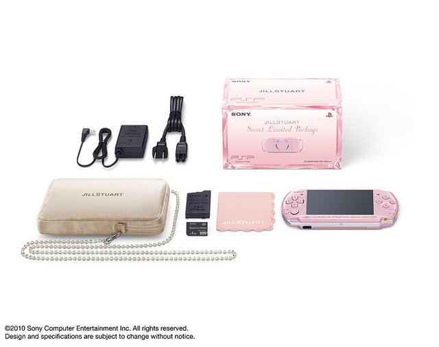 PSPとJILLSTUARTがコラボ！PSP-3000「Sweet Limited Package」数量限定