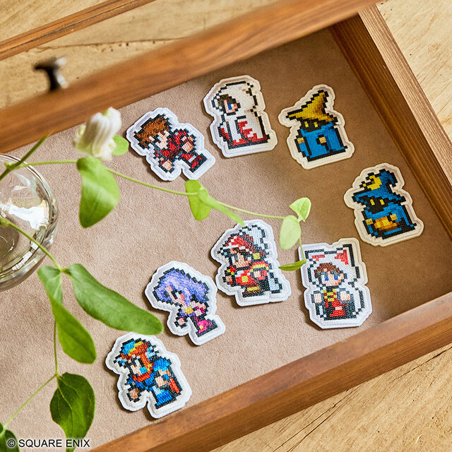 FF』ピクセルリマスターのキャラクターたちが可愛いワッペンに