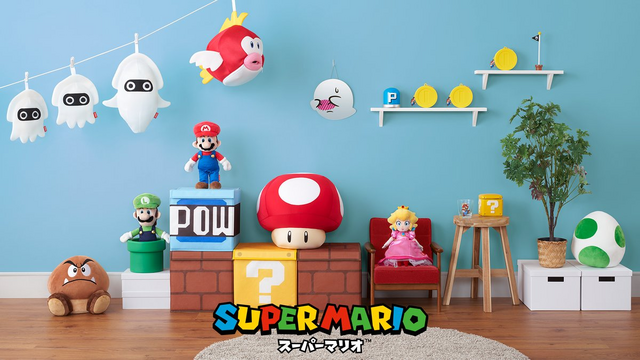 マリオたちが土管からヒョコっと飛び出す！帽子も脱げて、遊んで楽しい