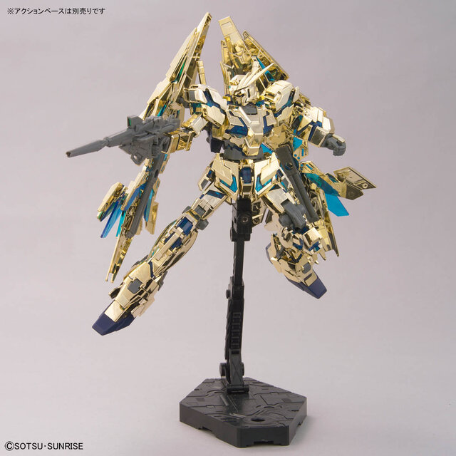 約2万円の「HG フェネクス（ゴールド/シルバーメッキ仕様セット）」が