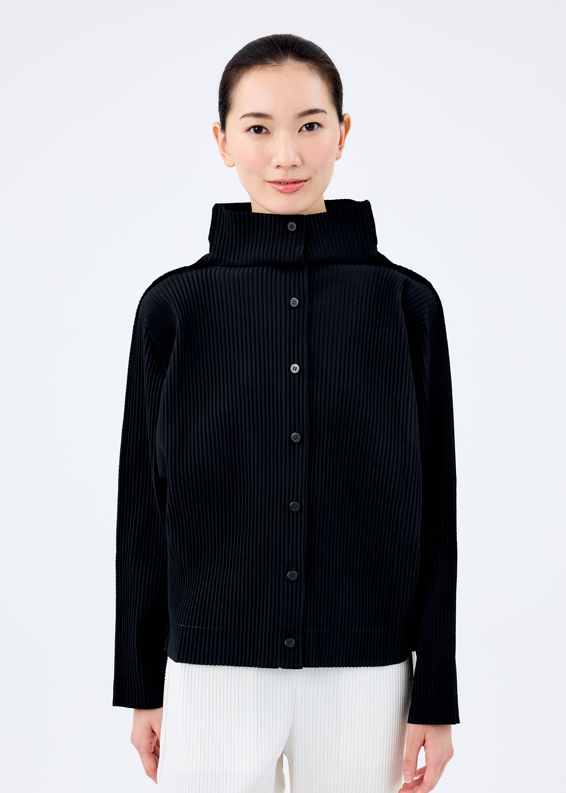FINE KNIT PLEATS BLACK – isseymiyake.com