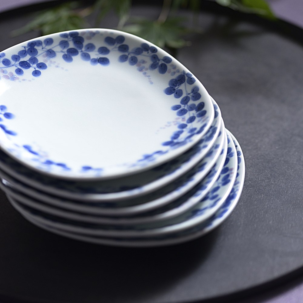 太田早紀｜ 萩の風 丸角4寸皿| 作家もの和食器通販