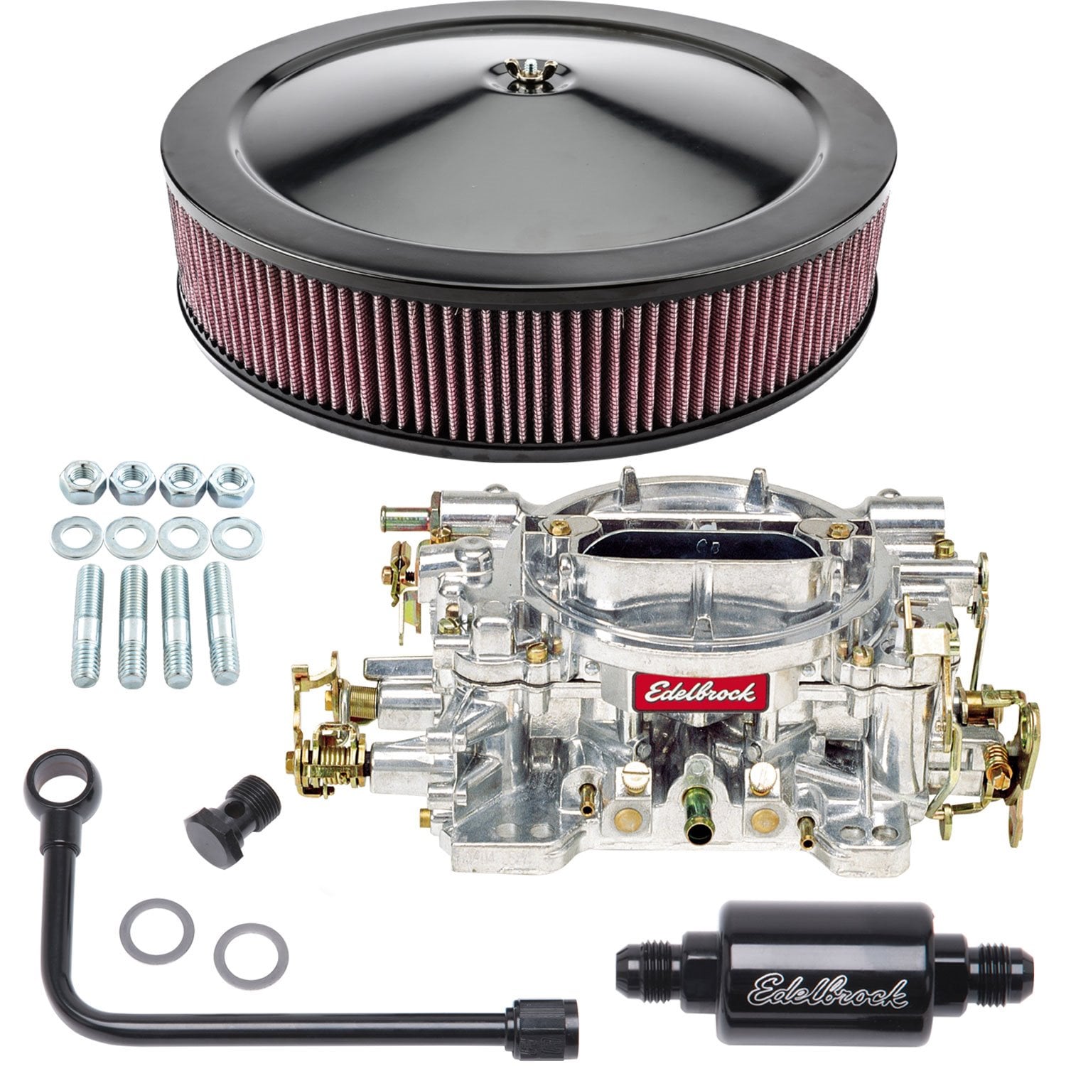Edelbrock 1407K2: Performer 750 CFM Carburetor Kit - JEGS