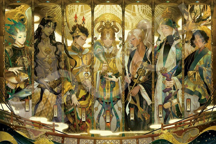 EPO-12-519s chatalaw Shichifuku 1000ピース エポック社 の商品詳細