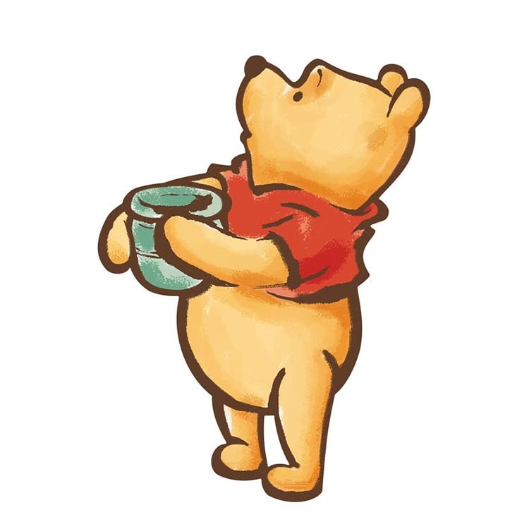 YAM-31-08 ディズニー ジグソーパズル シルエット -くまのプーさん